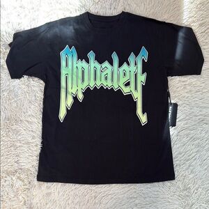 Alphalete Black and Blue Short Sleeve Tees